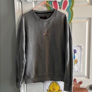 Jordan Gray Crewneck Sweater